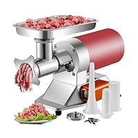 Electric Meat Grinder, 250Kg/H 300Kg/H, with Drawers Max Powerful Chopper Shredder, Commercial Home Appliance Food Processor, Duty Household Sausage Maker Meats Mincer, for Meat, Vegetables, Fruits
