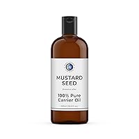 Mystic Moments | Mustard Seed Carrier Oil - 500ml - Pure & Natural Oil Perfect for Hair, Face, Nails, Aromatherapy, Massage and Oil Dilution Vegan GMO Free