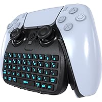 Collective Minds Wireless Controller Keyboard for PS5, Bluetooth Mini Portable Gamepad Chatpad for Seamless PlayStation 5 Voice Chat for Messaging and Gaming Live Chat