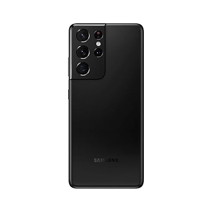 SAMSUNG Galaxy S21 Ultra 5G Factory Unlocked Android Cell Phone 256GB US Version Smartphone Pro-Grade Camera 8K Video 108MP High Res, Phantom Black