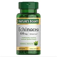 Echinacea, Herbal Supplement, Supports Immune Health, 400mg, 100 Capsules