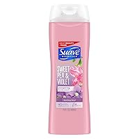 Suave Essentials Body Wash Sweet Pea and Violet with Vitamin E Fragrance Bodywash and Shower Gel 15 oz