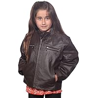 Kids Unisex Leather Waist Jacket