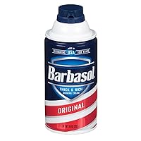 Barbasol Thick & Rich Shaving Cream, Original 10 oz (Value Pack of 3)