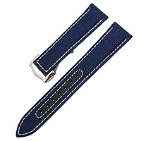 19mm 20mm 21mm 22mm Nylon Watchband For Omega Moon Watch Seamaster 300 AT150 Leather Canvas Watch Strap