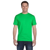 Gildan Men's Dryblend Moisture Wicking T-Shirt, Electric Green, 4XL