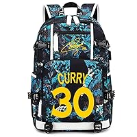 Basketball Player Curry Multifunction Backpack Travel Backpack Fans Bag For Men Women (Style 14)