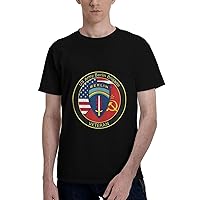 Us Army Berlin Brigade Veteran-1 Men's Short Sleeve T-Shirts Casual Top Tee