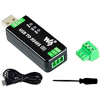 Industrial USB TO RS485 Converter Bidirectional Adapter, Original CH343G Chip Onboard TVS/Resettable Fuse/Protection Diodes,300bps-3MbpsBaudrateSupport Linux,Android,WinCE,Win10 / 8.1 / 8 / 7 / XP