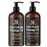 Sore Muscle Anti Cellulite Massage Oil and Sore Muscle Oil Bundle