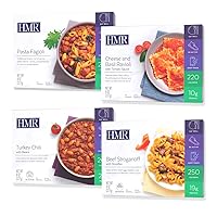 HMR Colossal Savory Bundle I Pre-packaged Lunch or Dinner to Support Weight Loss I Ready to Eat I 10-20g of Protein I Low Calorie Food I 8oz Serving per Meal I Creates pack of 24