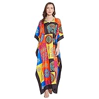 Gypsie Blu Ladies Kaftan Kimono Maxi Style Dress Plus Size Caftan Long Swimsuit Cover up Beach Dress for Women