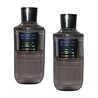 Bath and Body Works For Men 3-in-1 Hair, Face & Body Wash - Value Pack lot of 2 - Full Size (Black Tie)