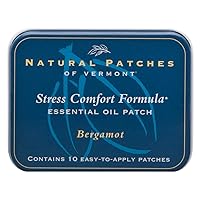 Bergamot Stress Comfort Essential Oil Body Patches, 10-Count Tin