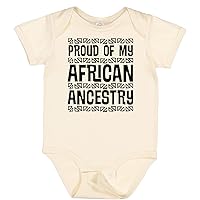 inktastic Black History Proud African Ancestry Baby Bodysuit
