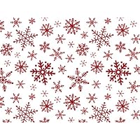 Snowflake Flurry Recycled Tissue120~20 inx30 in Half Ream Tissue Prints (2 unit, 120 pack per unit.)