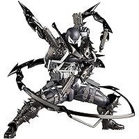 Kaiyodo Revoltech Amazing Yamaguchi Agent Venom Total Height Approx. 6.7 inches (170 mm), Non-Scale, PVC & ABS, Pre-Painted Action Figure