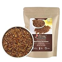 Himalayan Tartary Buckwheat Tea - Black Buckwheat - Roasted Buckwheat - Loose Leaf Herbal Tea - Caffeine Free - NON-GMO - Gluten Free - 100% Natural 8oz / 226g