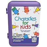 Pressman Charades for Kids Snap Box - The 'No Reading Required' Family Game in A Compact Travel Case