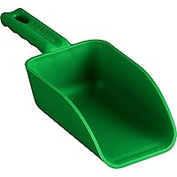Vikan Remco 63002 Color-Coded Plastic Hand Scoop - BPA-Free Food-Safe Kitchen Utensils, Restaurant and Food Service Supplies, 16 oz, Green