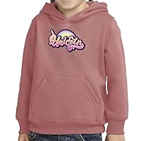 Unicorn Toddler Pullover Hoodie Girls Items - Mauve, 4T
