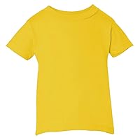 RABBIT SKINS 5.5 oz. Short-Sleeve Jersey T-Shirt (3401) Yellow, 24 Months