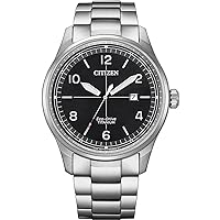 Citizen Herren Analog Eco-Drive Uhr mit Titan Armband