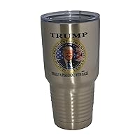 Rogue River Tactical Funny Donald Trump Large 30oz Travel Tumbler Mug Cup w/Lid Vacuum Insulated Gift For Conservative Or Republican