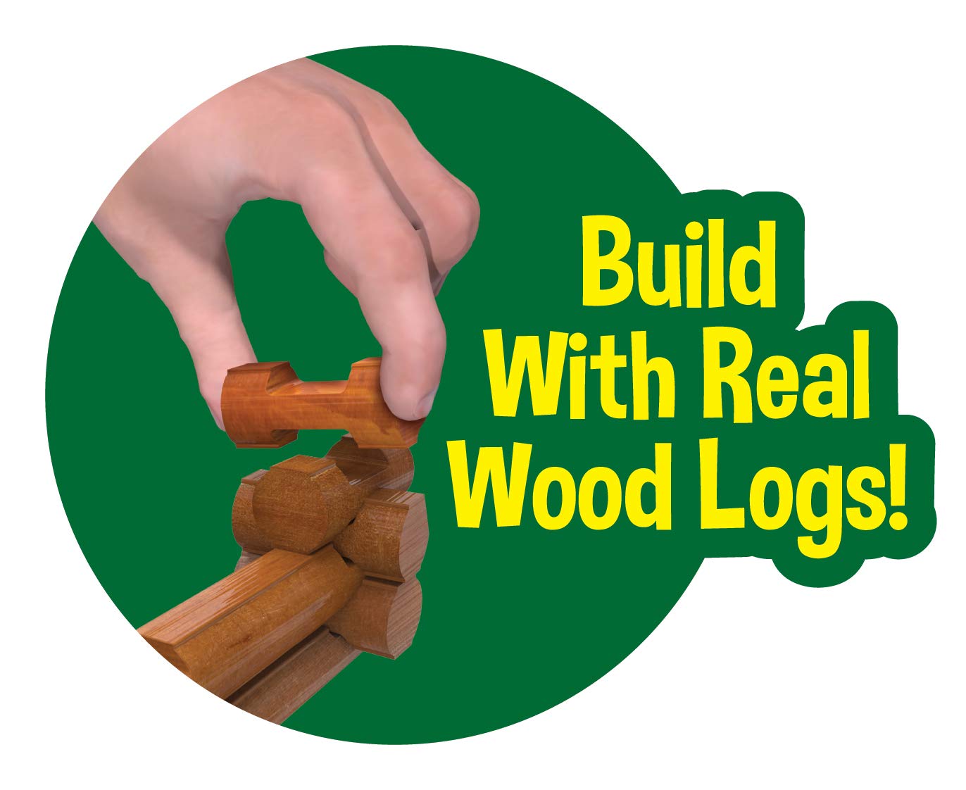 LINCOLN LOGS – Classic Farmhouse, 268 Pieces, Real Wood Logs - Ages 3+ - Best Retro Building Gift Set for Boys/Girls - Creative Construction Engineering - Preschool Education Toy