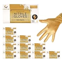 Colortrak Luminous Collection Disposable Nitrile Gloves, Latex-Free, Powder-Free, Textured Finger Tips