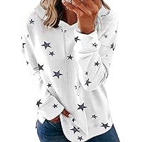 Women's Casual Hoodies Y2k Fall Fashion Lightweight Sweatshirts 2024 Loose Fit Long Sleeve Oversized Pullover Tops