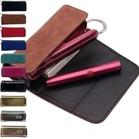 [4 Colours] GC Case Compatible with Accessories IQOS Iluma or Originals Duo 3.0 + Terea or Heets Sticks Set, Brown