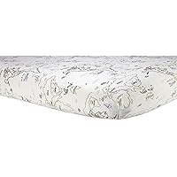 Crib Sheet, Zahara World Map Fitted 28x52 Inch (Pack of 1)