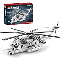 MINDEN Military Helicopter Serise Building Block Set, MOC-127265 CH-53E Super Stallion Modern, 2192PCS