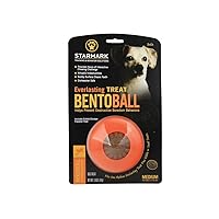 Everlasting Treat Bento Ball Tough Dog Chew Toy Medium