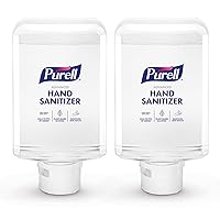 PURELL Advanced Hand Sanitizer Foam, Clean Scent, 1200 mL Refill for PURELL ES10 Automatic Hand Sanitizer Dispenser (Pack of 2) – 8353-02