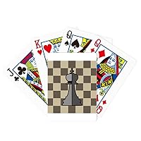 Checkerboard King White Word Chess Poker Playing Magic Card Fun Board Game