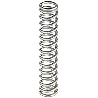 SP 9715 Compression Spring, Spring Steel Construction, Nickel-Plated Finish, 0.028 GA x 3/16 In. x 1 In. (6 Pack)
