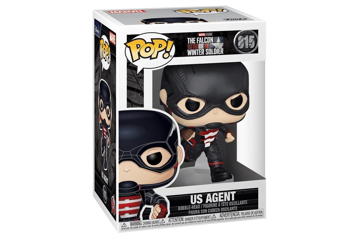 Funko POP Marvel: Falcon and The Winter Soldier - U.S. Agent, Multicolor, Standard