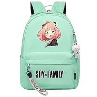 Spy x family Cartoon Book Bag Sturdy Laptop Backpack-Anya Forger Multifunctional Rucksack for Travel