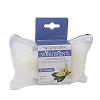 Spongeables Anti Cellulite Body Wash in a 20+ Wash Sponge, Vanilla Bean, 1 Count