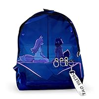 New Animal BNA Anime 3D Printing Backpack Rucksack Daypack Casual Bag with Keychain Style / 9