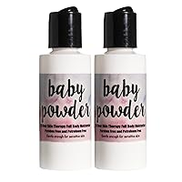 The Lotion Company 24 Hour Skin Therapy Lotion, Full Body Moisturizer, Travel Size, Paraben Free, Made In USA, Baby Powder Fragrance, 2 oz. (Pack Of 2)
