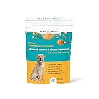 Dog Probiotic with Colostrum, Allergy and Immune Support Supplement for Dogs Peanut Butter Powder | 12.7 oz | Made in USA |