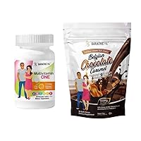 BariatricPal 30-Day Bariatric Vitamin Bundle (Multivitamin ONE 1 per Day! Iron-Free Chewable - Orange Citrus and Calcium Citrate Soft Chews 500mg with Probiotics - Belgian Chocolate Caramel)