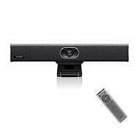 Yealink 4K USB Video Conference Camera - 120° Wide Angle, Microphone, Speaker, Auto Framing, For PC Meetings, Microsoft Teams & Zoom