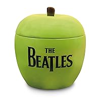 The Beatles Green Apple Ceramic Cookie Jar with Removable Lid Rock Music Decorative Homeware Fan Merch Gift