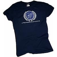 Star Trek United Federation of Planets Logo Crop Sleeve Fitted Juniors T-Shirt