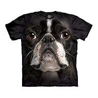 Men's Big and Tall Bulldog Face T-Shirt