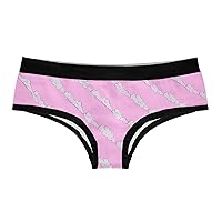 Crazy Dog T-Shirts Womens Professional Crop Duster Panties Funny Bikini Brief Farting Joke Graphic Underwear Fart